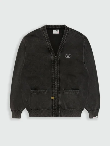 AAPE Áo Cardigan Nam - Moonface v-neck cardigan