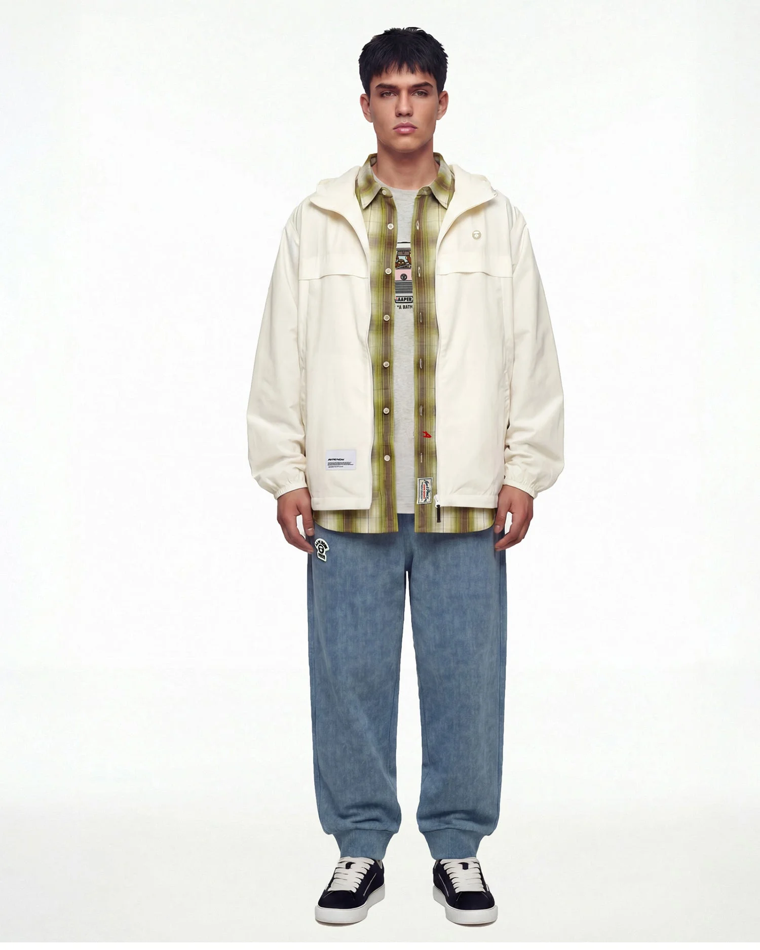 AAPE Áo Khoác Nam - AAPENOW moonface windbreaker