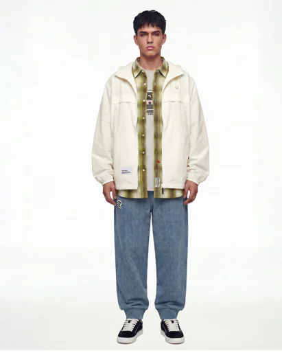 AAPE Áo Khoác Nam - AAPENOW moonface windbreaker