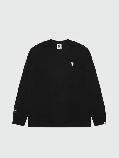 AAPE Áo Thun Dài Tay Nam - AAPENOW moonface logo long sleeve tee