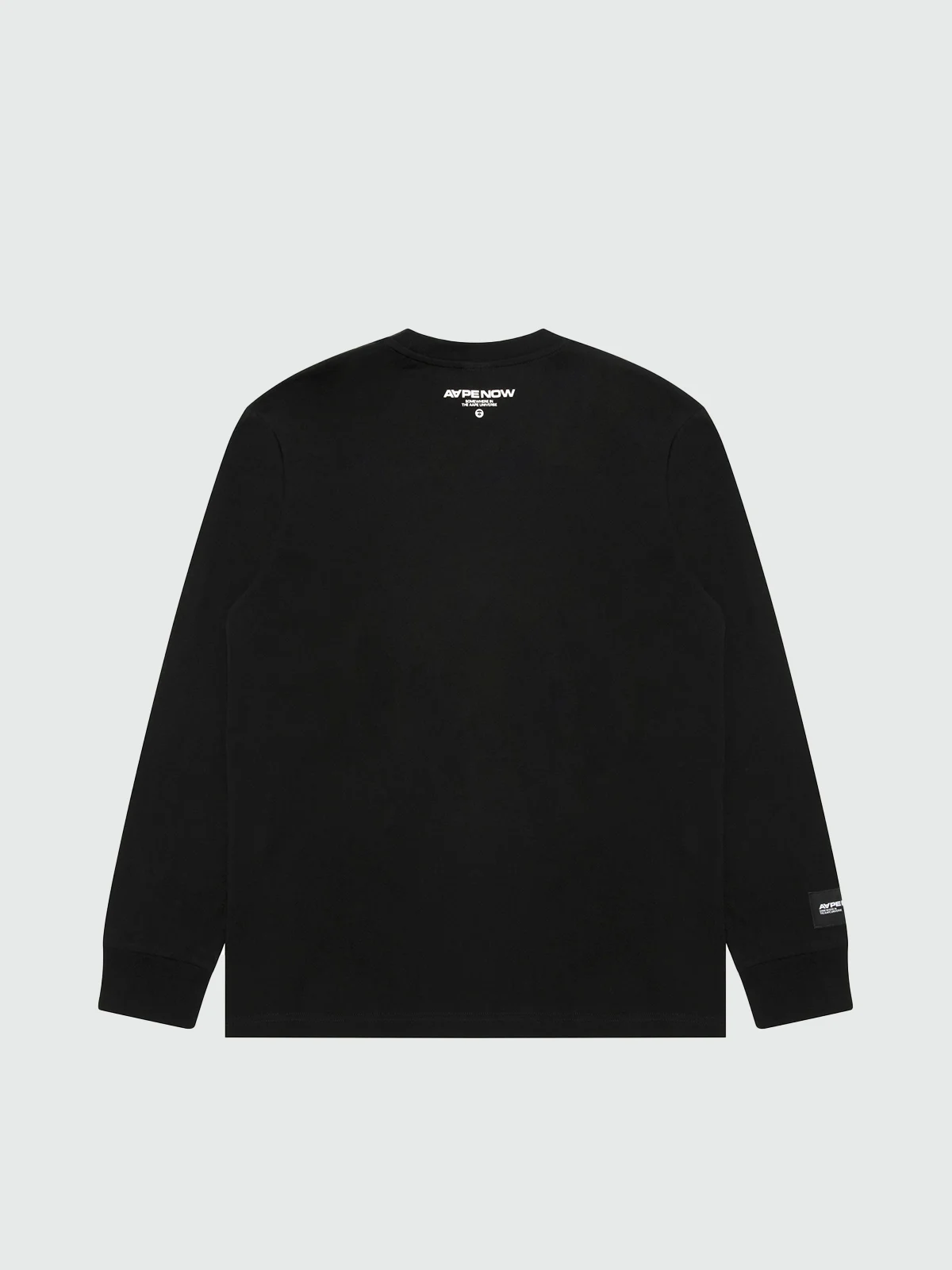 AAPE Áo Thun Dài Tay Nam - AAPENOW moonface logo long sleeve tee