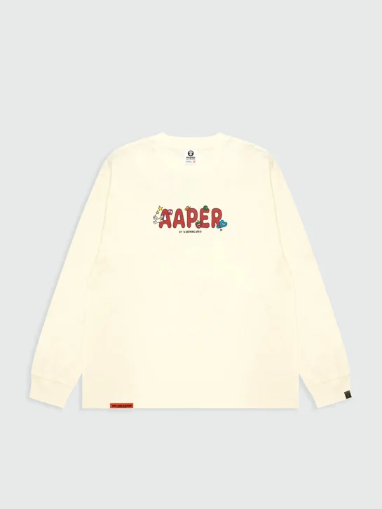AAPE Áo Thun Dài Tay Nam - AAPER graphic long sleeve tee
