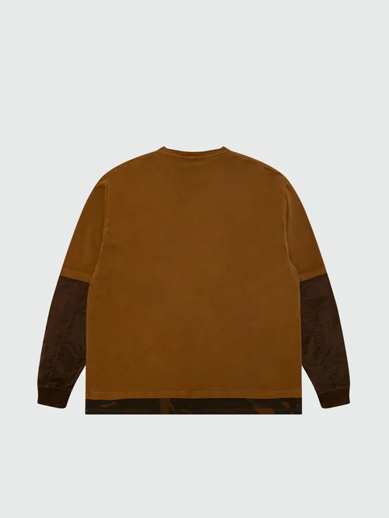 AAPE Áo Thun Dài Tay Nam - Moonface logo long sleeve tee