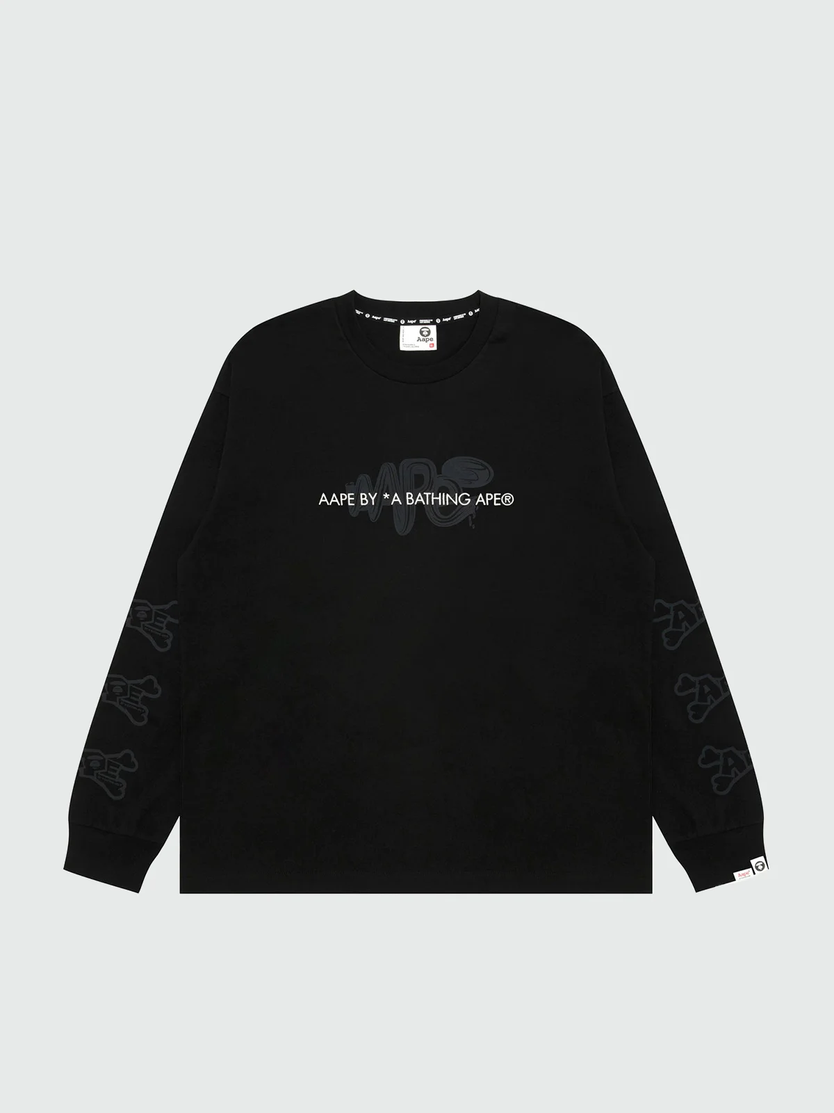 AAPE Áo Thun Dài Tay Nam - Logo long sleeve tee