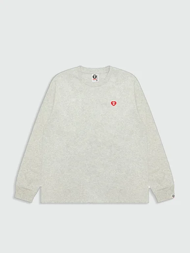 AAPE Áo Thun Dài Tay Nam - AAPENOW AAPE heart long sleeve tee