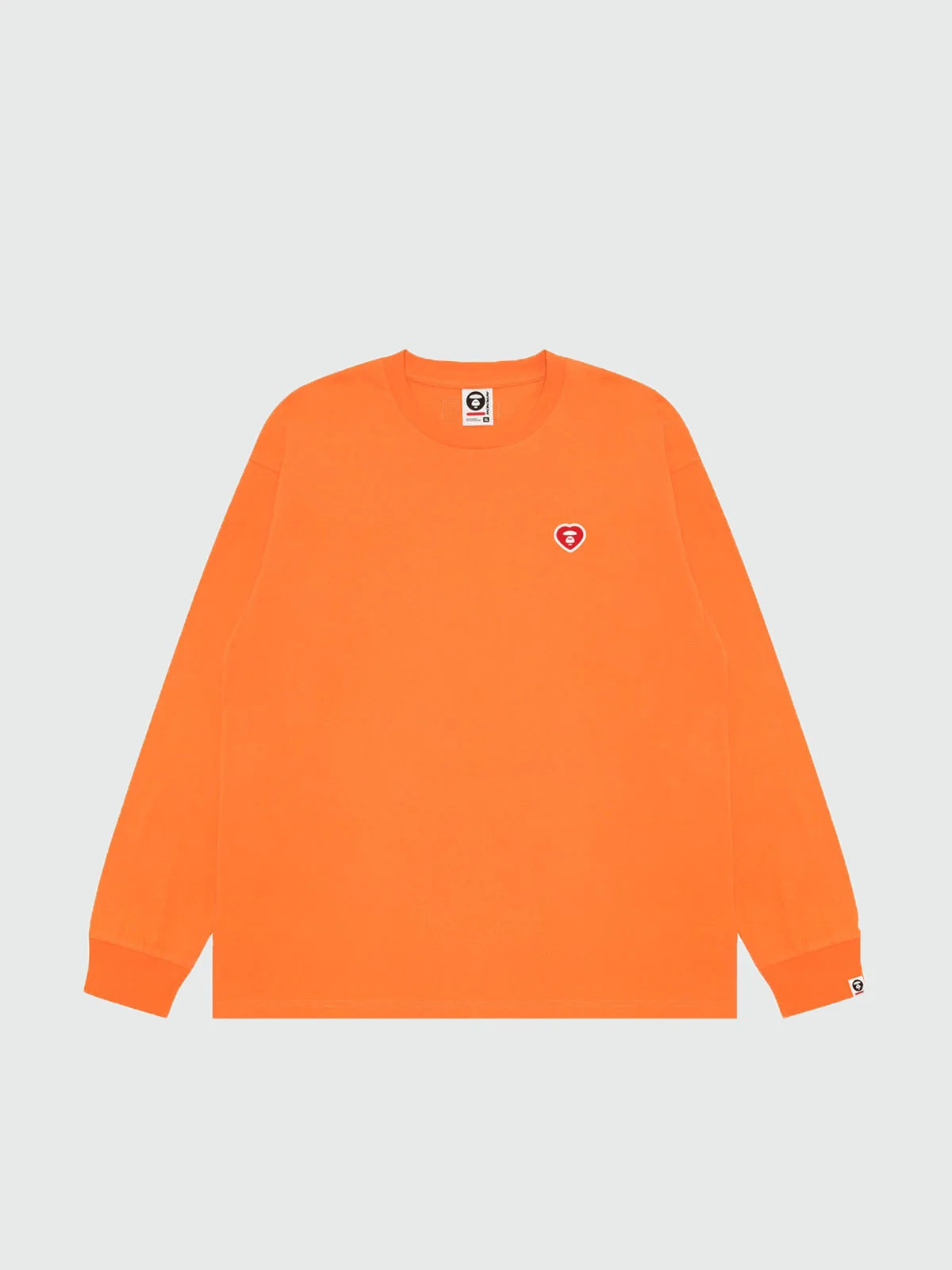 AAPE Áo Thun Dài Tay Nam - AAPENOW AAPE heart long sleeve tee