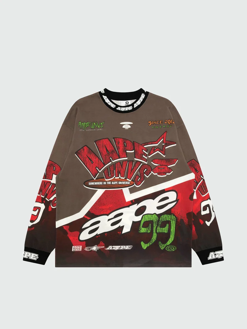 AAPE Áo Thun Dài Tay Nam - AAPEUNVS graphic long sleeve tee