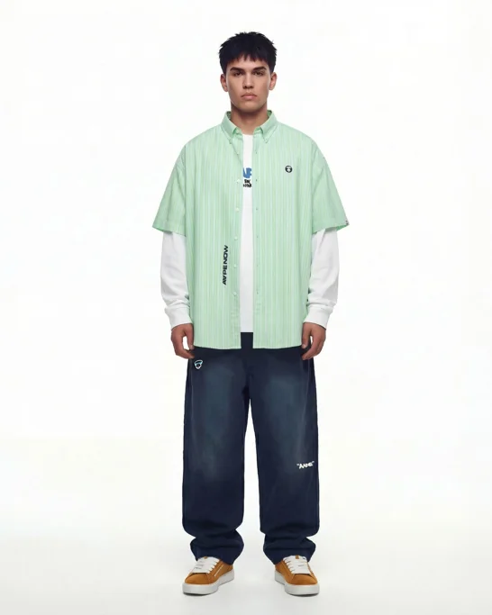 AAPE Áo Thun Dài Tay Nam - Graphic long sleeve tee