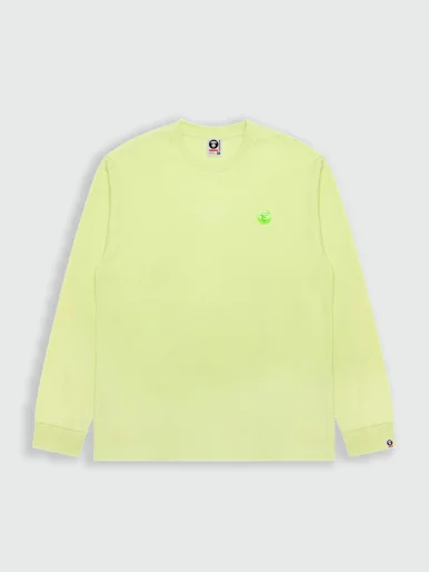 AAPE Áo Thun Dài Tay Nam - AAPENOW moonface long sleeve tee