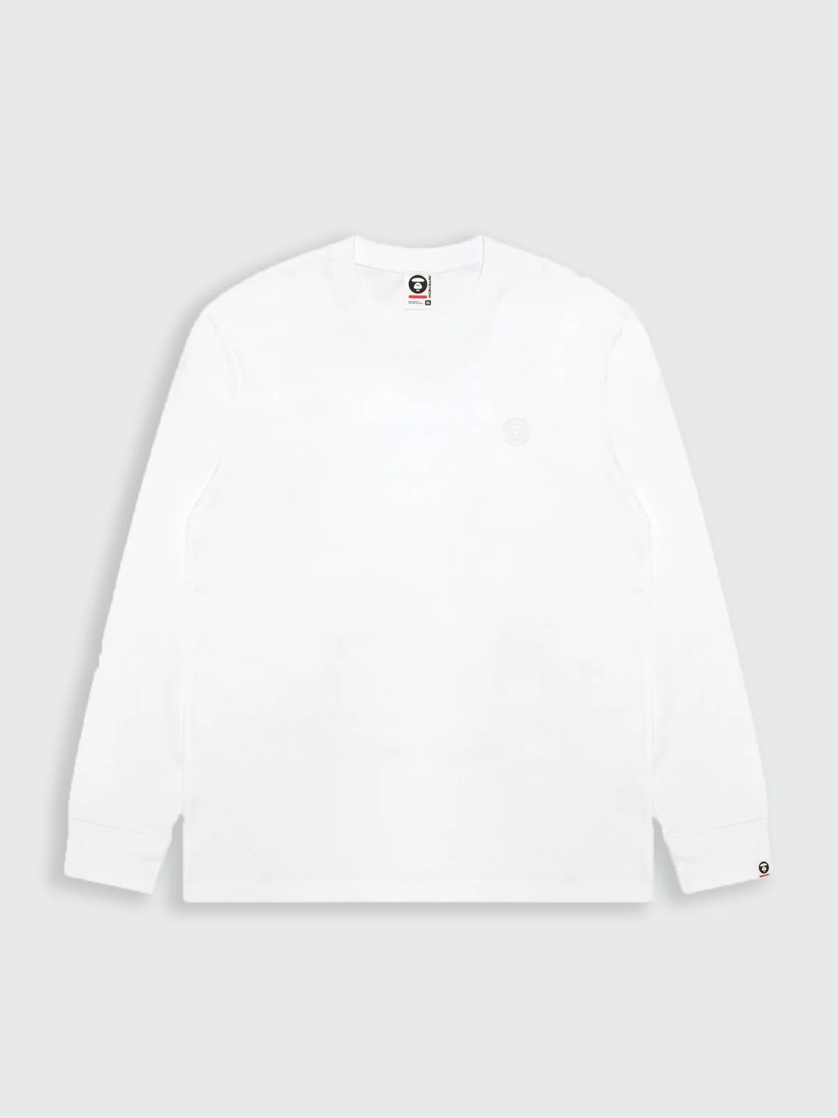 AAPE Áo Thun Dài Tay Nam - AAPENOW moonface long sleeve tee