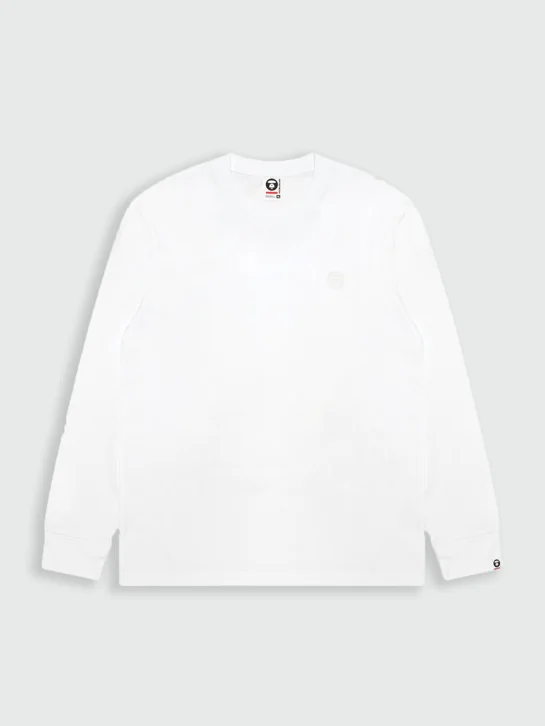 AAPE Áo Thun Dài Tay Nam - AAPENOW moonface long sleeve tee