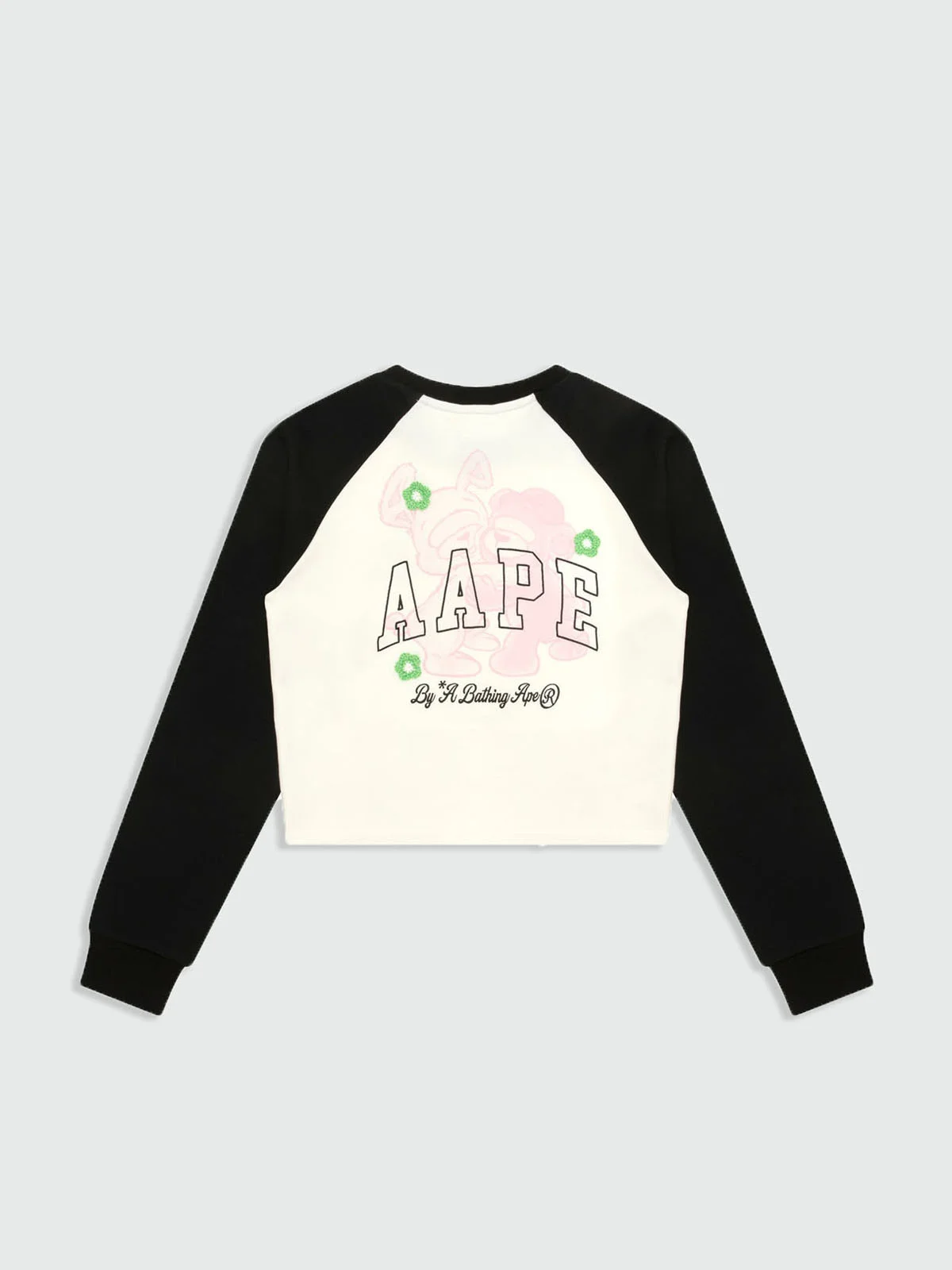 AAPE Áo Thun Dài Tay Nữ - Logo raglan long sleeve tee