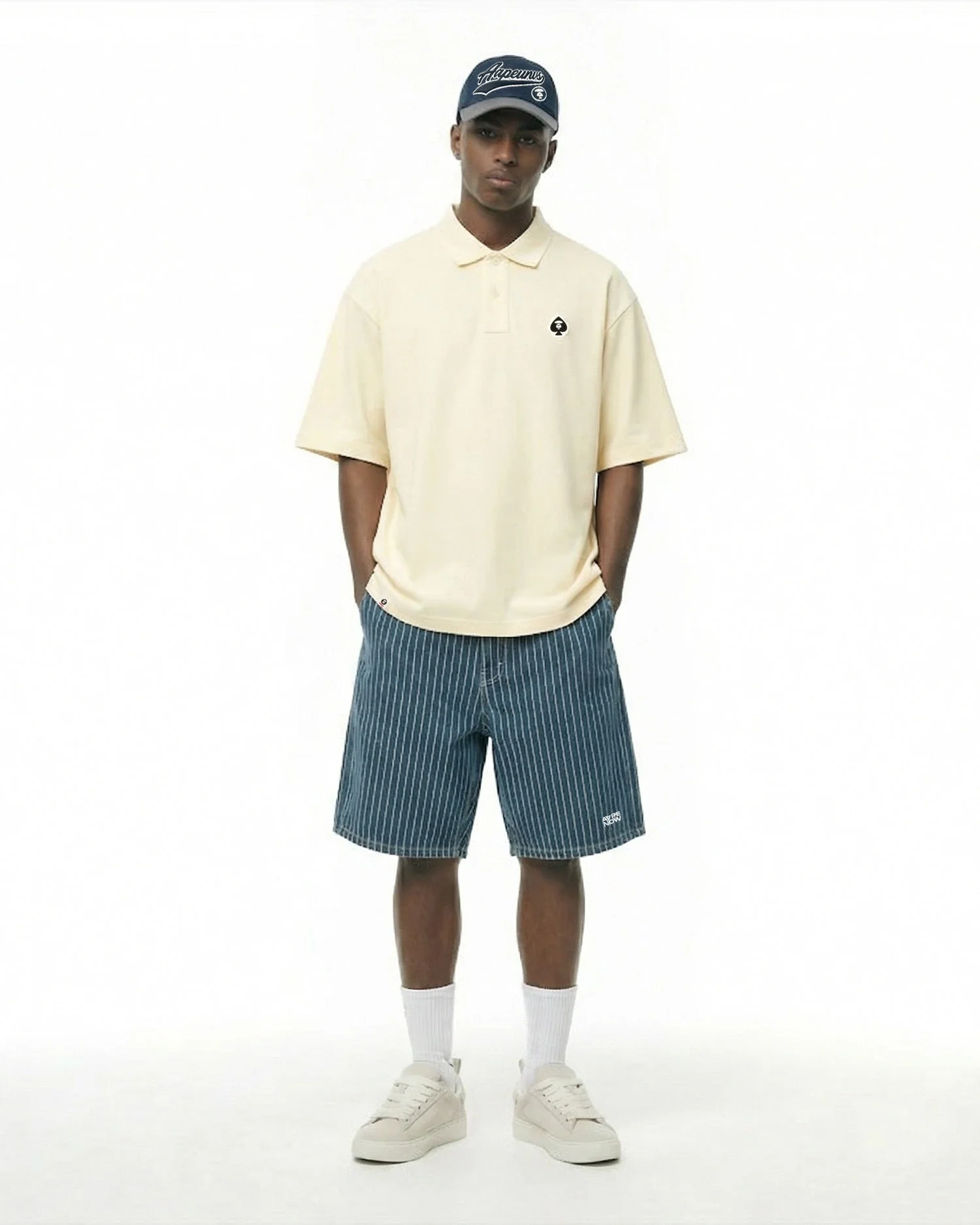 AAPE Áo Polo Nam - AAPENOW spades polo tee