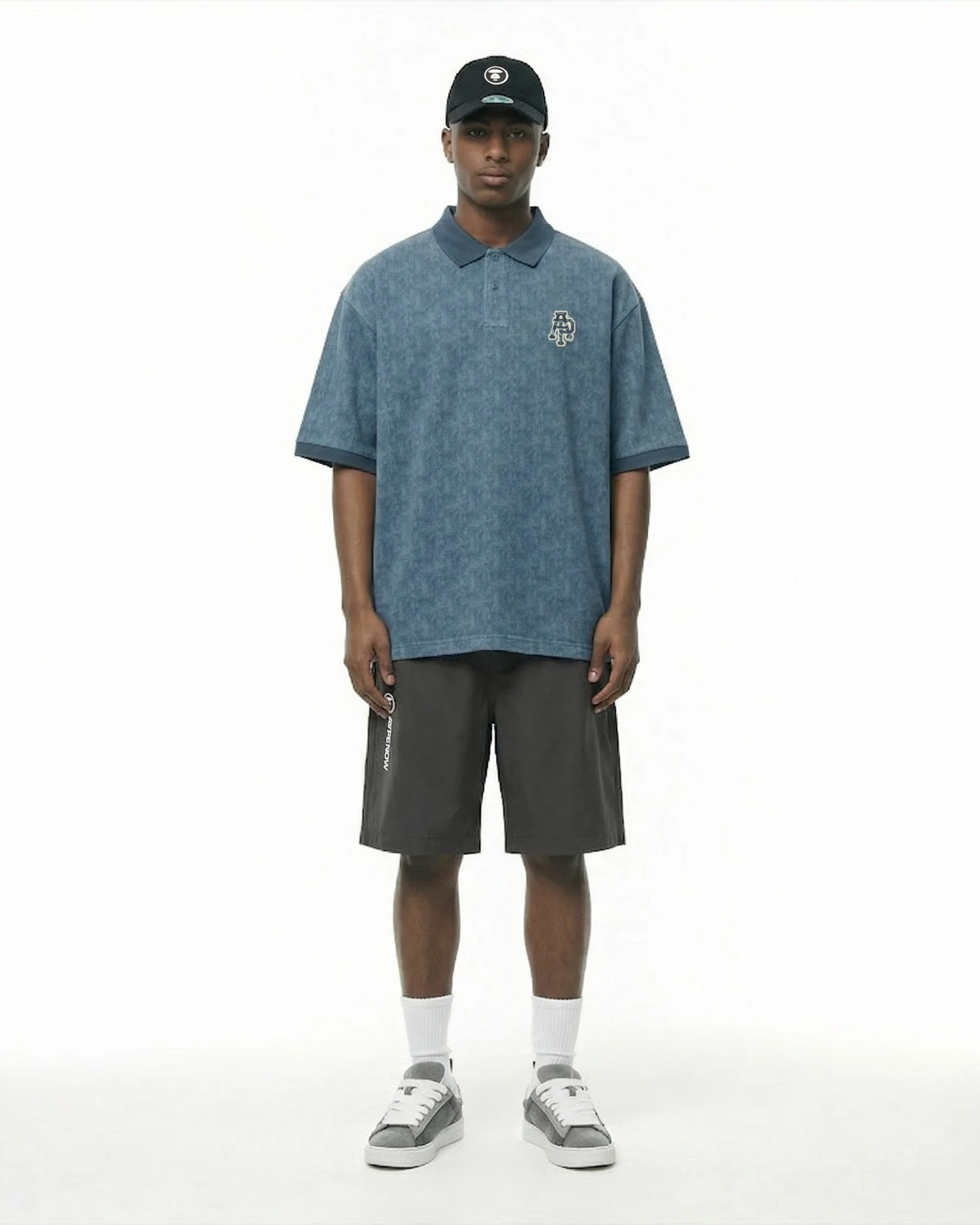 AAPE Áo Polo Nam - Logo polo tee