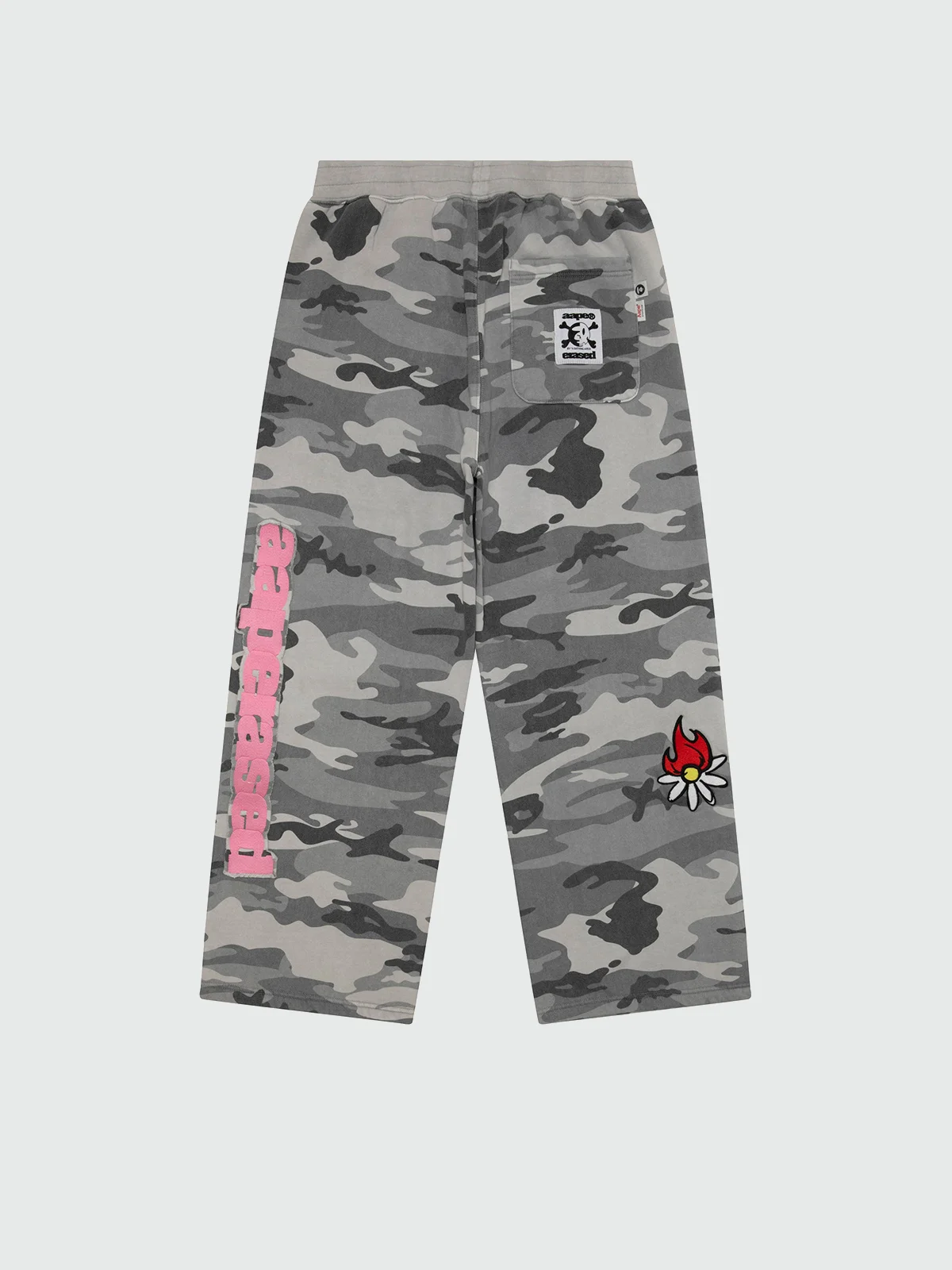 AAPE Quần Nỉ Dài Nam - AAPE X Erased camo sweat pants