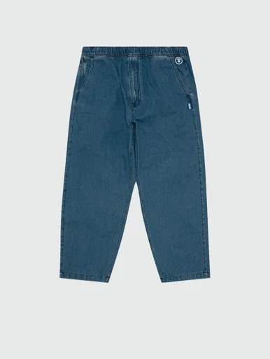AAPE Quần Jean Dài Nam - AAPENOW moonface logo jeans