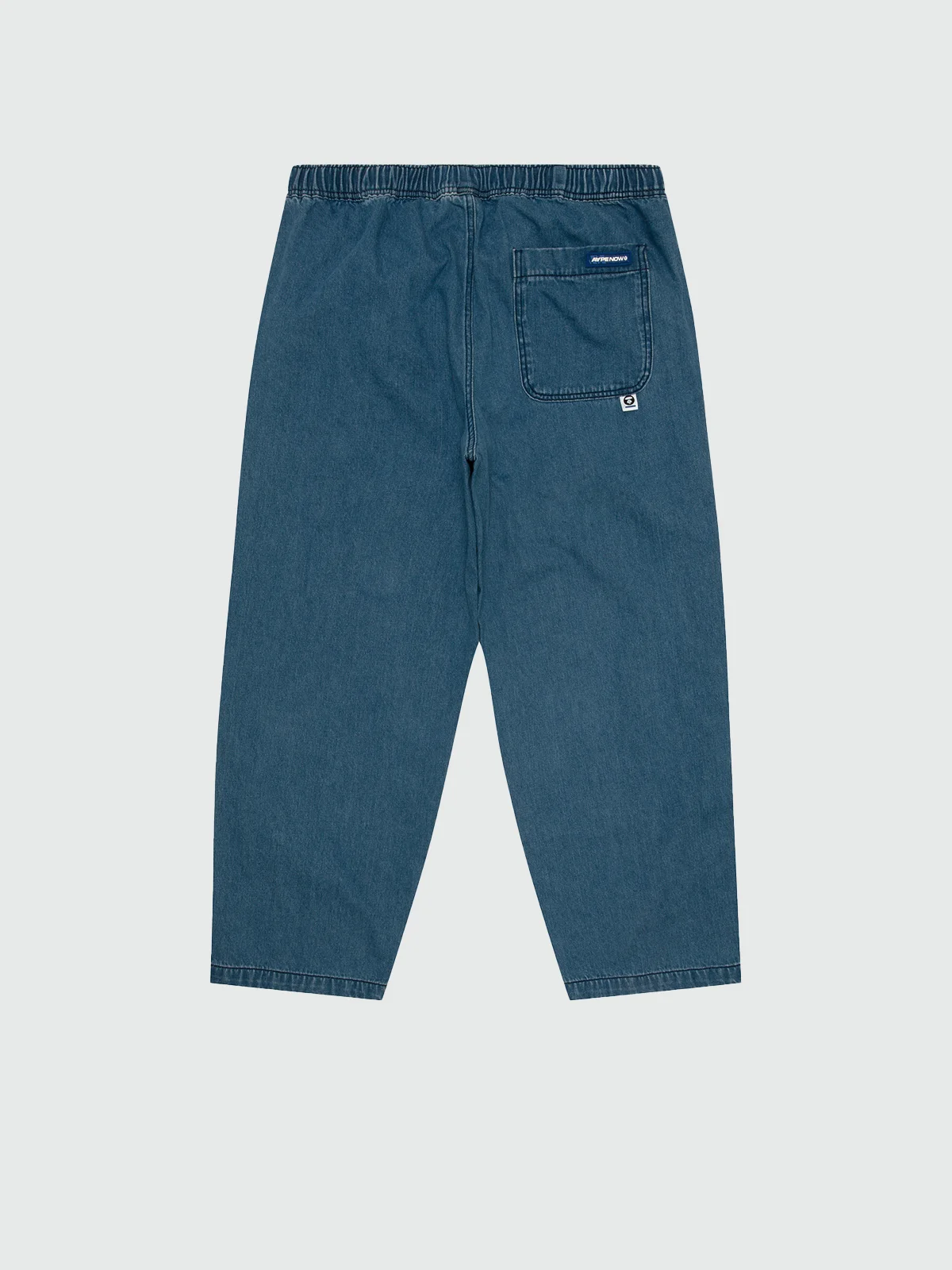 AAPE Quần Jean Dài Nam - AAPENOW moonface logo jeans