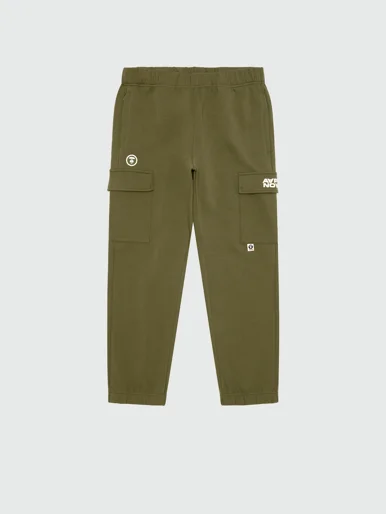 AAPE Quần Nỉ Dài Nam - AAPENOW moonface cargo sweat pants