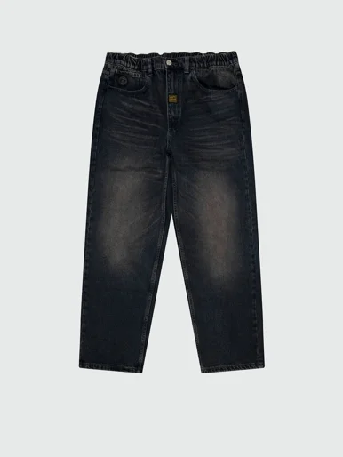 AAPE Quần Jean Dài Nam - Moonface washed jeans