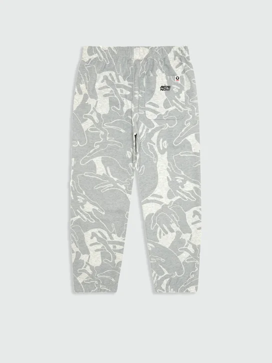 AAPE Quần Nỉ Dài Nam - AAPENOW moonface camo sweat pants