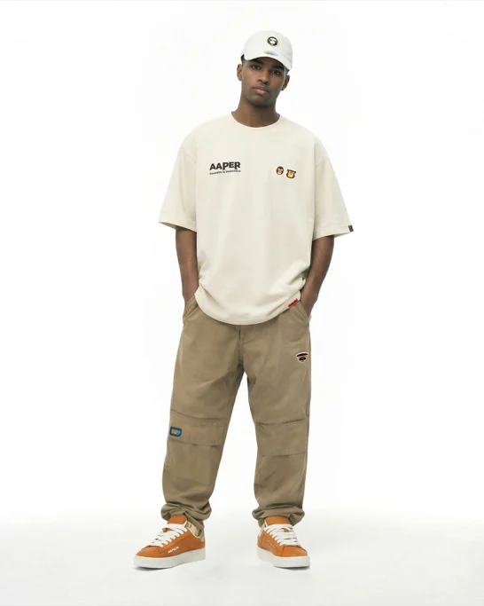 AAPE Quần Dài Nam - AAPEUNVS moonface pants