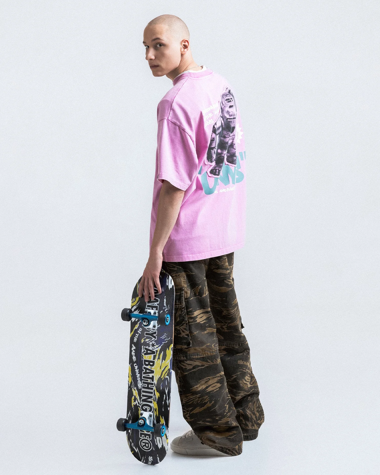 AAPE Quần Dài Nam - AAPEUNVS camo pants