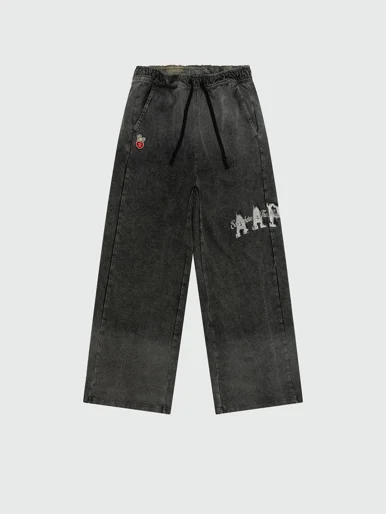 AAPE Quần Nỉ Dài Nữ - AAPESPORT washed sweat pants