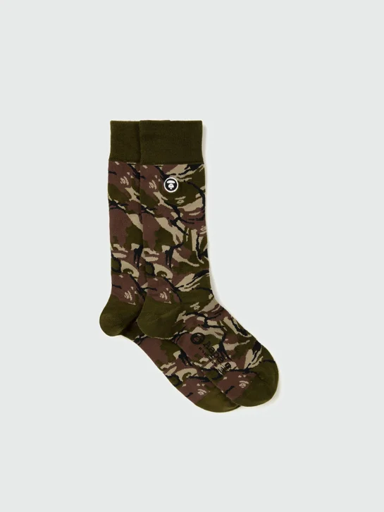 AAPE Vớ Thời Trang - Moonface camo socks