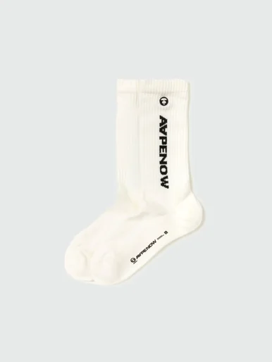 AAPE Vớ Thời Trang - AAPENOW moonface logo socks