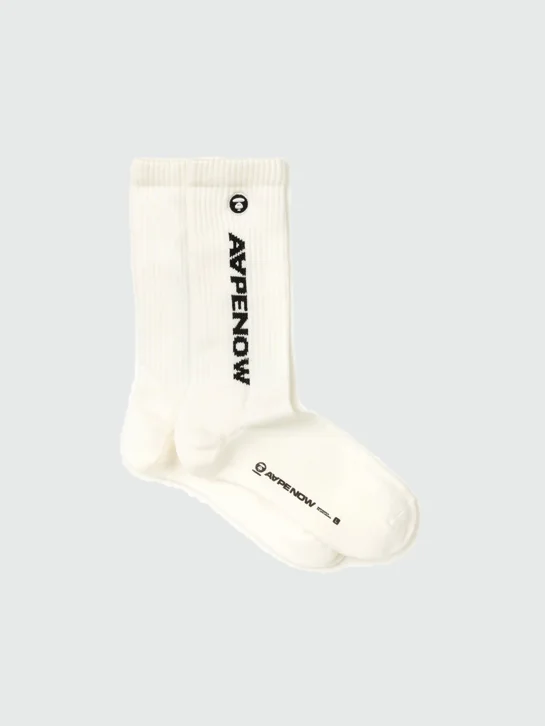 AAPE Vớ Thời Trang - AAPENOW moonface logo socks