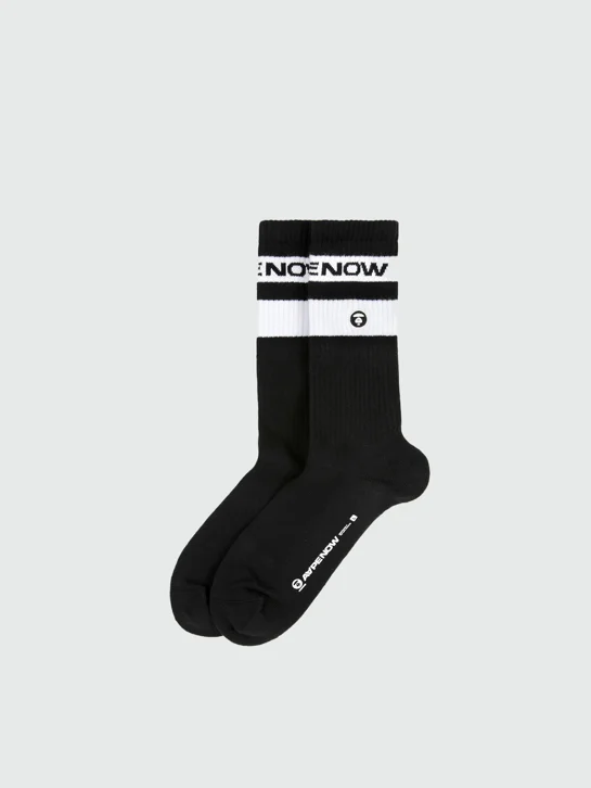 AAPE Vớ Thời Trang - AAPENOW moonface stripe socks
