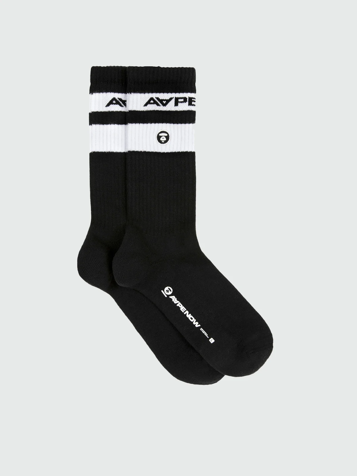 AAPE Vớ Thời Trang - AAPENOW moonface stripe socks