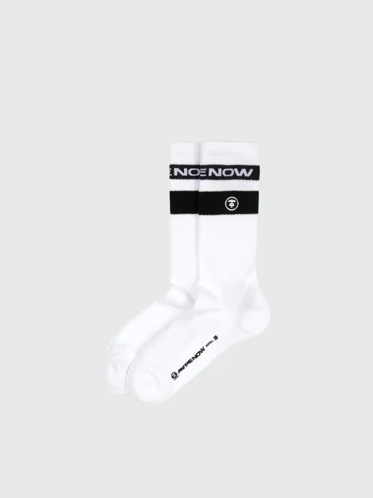 AAPE Vớ Thời Trang - AAPENOW moonface stripe socks