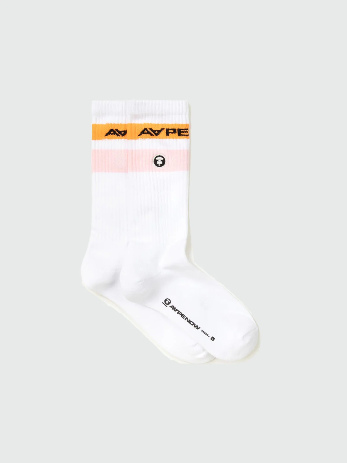 AAPE Vớ Thời Trang - AAPENOW logo striped socks