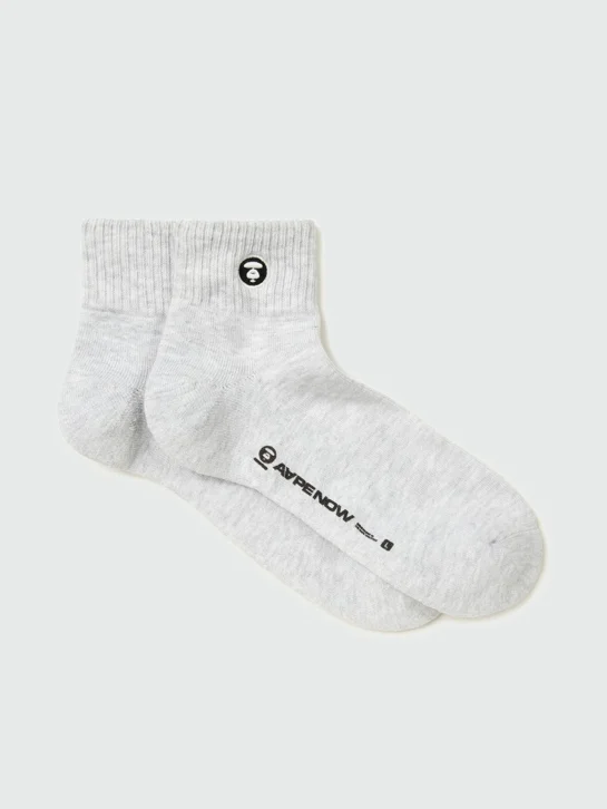 AAPE Vớ Thời Trang - AAPENOW moonface logo socks