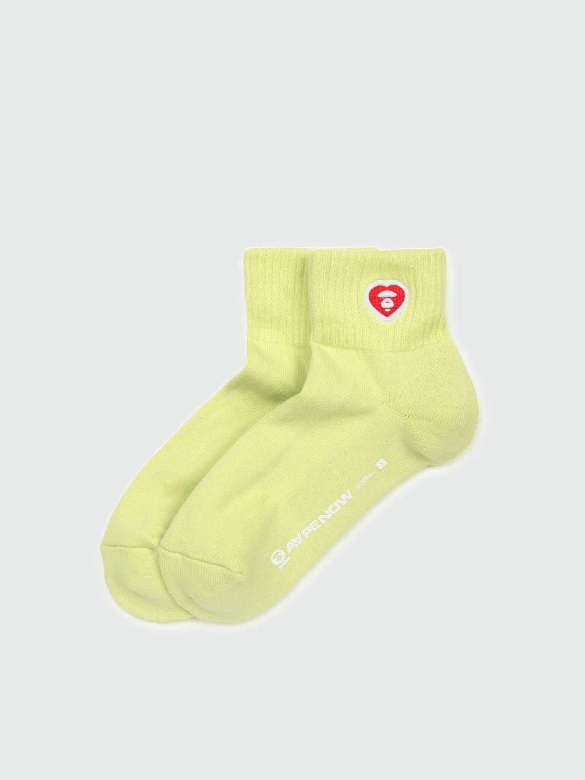 AAPE Vớ Thời Trang - AAPENOW heart moonface socks