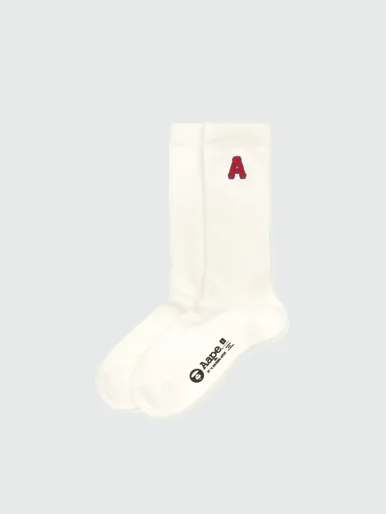 AAPE Vớ Thời Trang - Letter "A" socks
