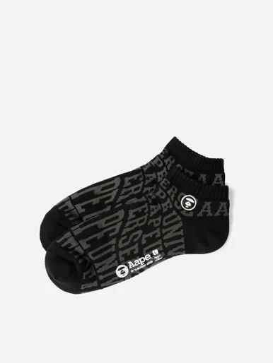 AAPE Vớ Thời Trang - AAPEUNVS moonface ankle socks