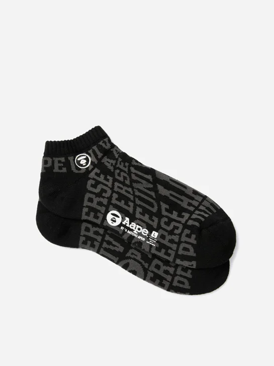 AAPE Vớ Thời Trang - AAPEUNVS moonface ankle socks