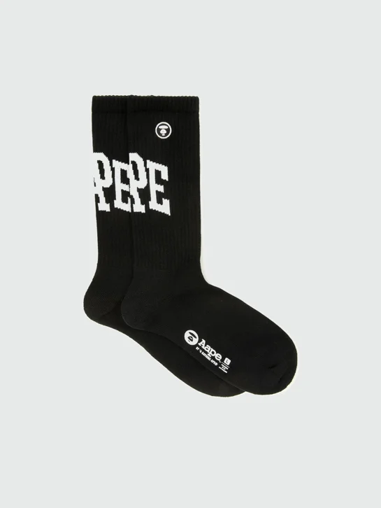 AAPE Vớ Thời Trang - Moonface logo socks