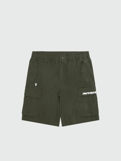 AAPE Quần Ngắn Nam - AAPENOW moonface logo cargo shorts