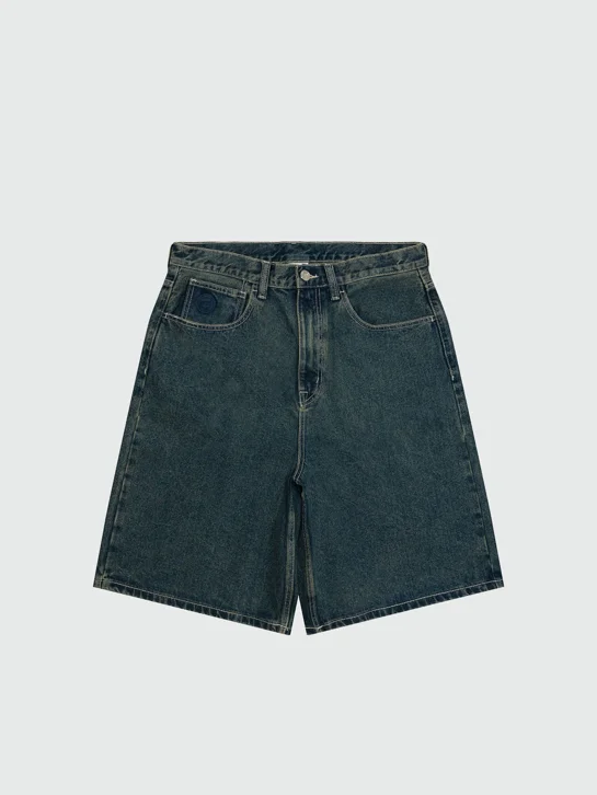 AAPE Quần Jean Ngắn Nam - AAPENOW moonface denim shorts