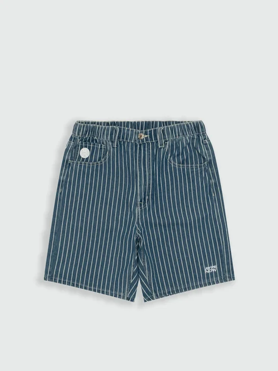 AAPE Quần Jean Ngắn Nam - AAPENOW moonface denim shorts