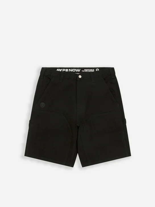 AAPE Quần Ngắn Nam - AAPENOW moonface denim shorts