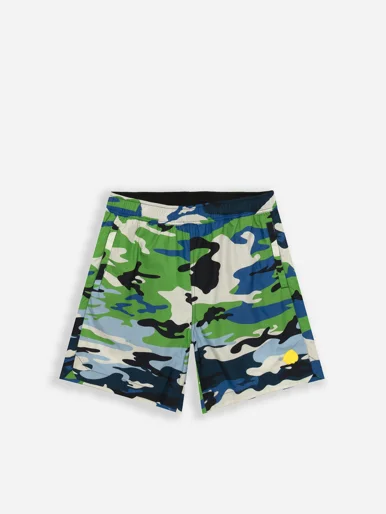 AAPE Quần Ngắn Nam - Moonface camo shorts