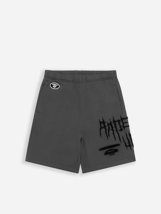 AAPE Quần Nỉ Ngắn Nam - AAPEUNVS moonface sweat shorts