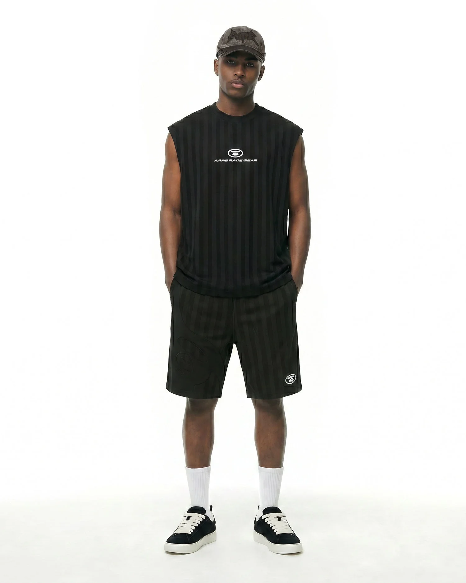 AAPE Quần Nỉ Ngắn Nam  -  AAPE MAIN sweat shorts