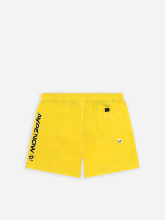 AAPE Quần Ngắn Nam - AAPENOW moonface logo woven shorts