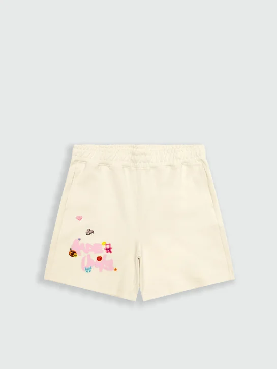 AAPE Quần Nỉ Ngắn Nữ - AAPEUNVS graphic shorts