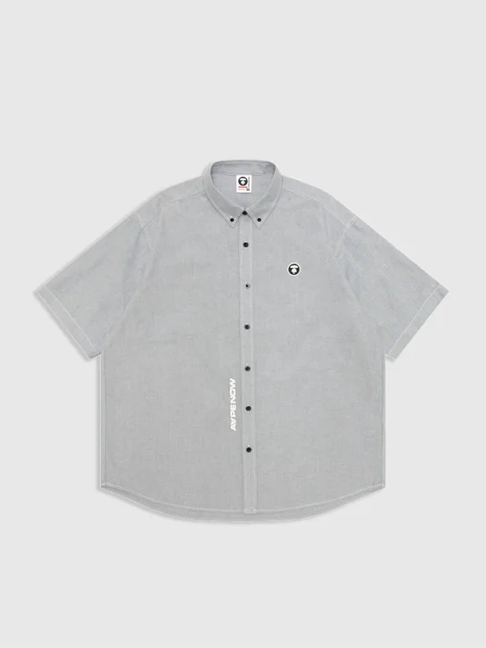 AAPE Áo Sơmi Ngắn Tay Nam - AAPENOW moonface short sleeve shirt